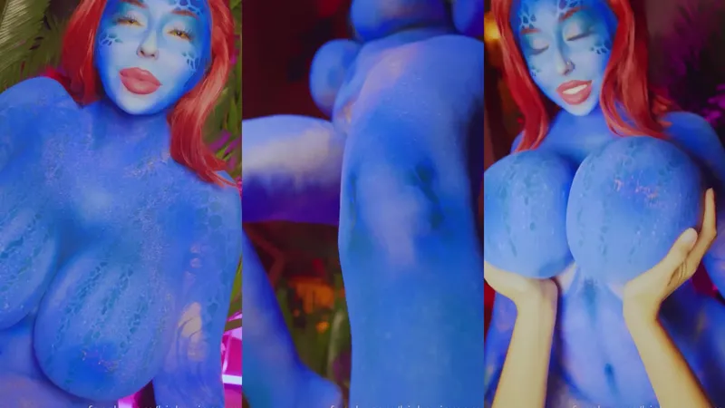 Bishoujomom Squeezing Huge Tits Cosplay Fansly Video