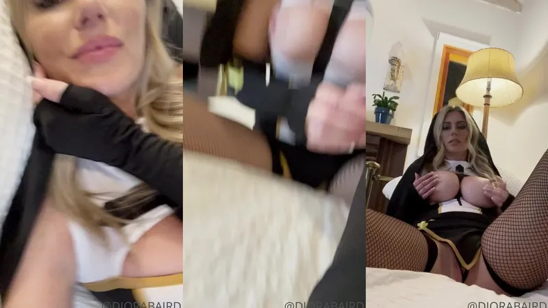 Diora Baird Horny Nun Nude Pussy Tease Onlyfans Leak