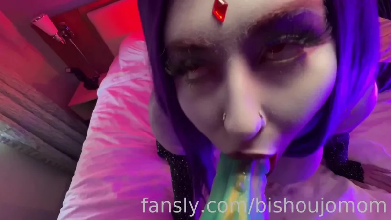 Bishoujomom Raven Monster Dildo Blowjob Fansly Porn Leak