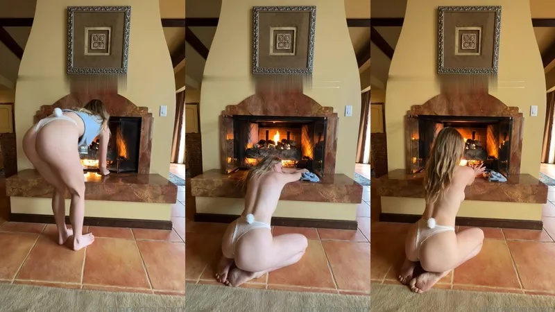 Grace Charis Playing Tits Wearing Just a Thong Onlyfans Leak