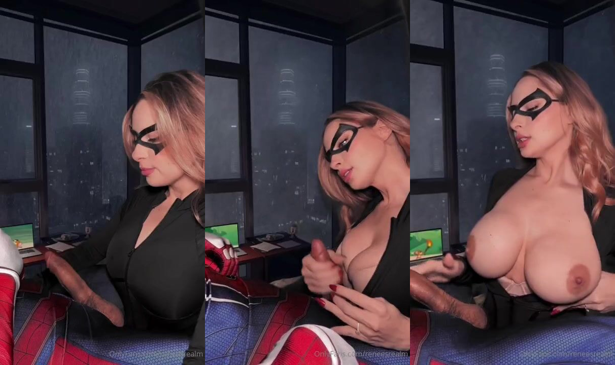 Brandy Renee Black Kat Sucks Spider Man Shaft Clip Released