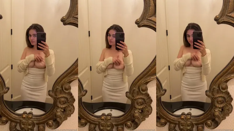 Megnut Playing Horny Tits Infront of Mirror Onlyfans Video