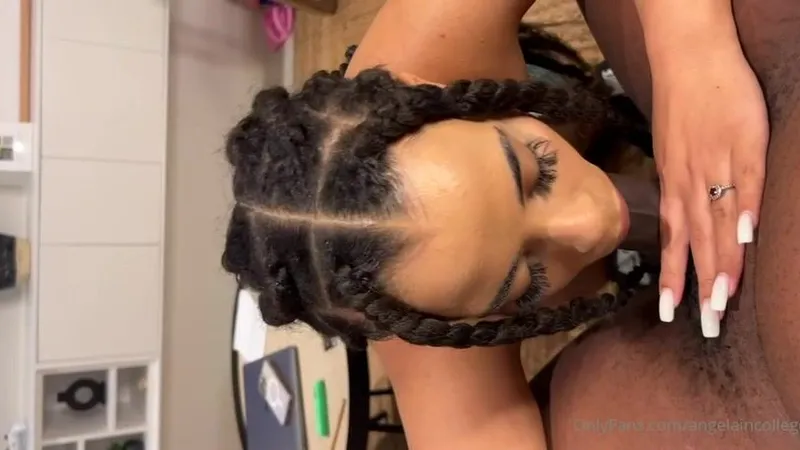 Angelaincollege BBC Blowjob And Pussy Fuck Onlyfans Video