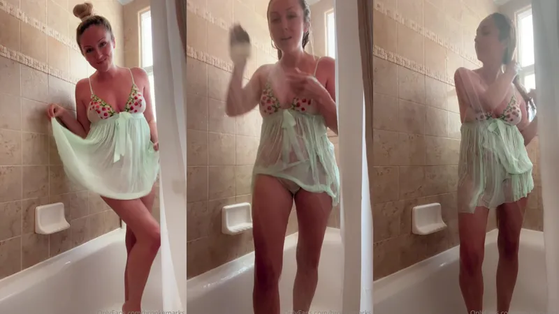 Brooke Marks Naked Shower PPV Onlyfans Video Leak