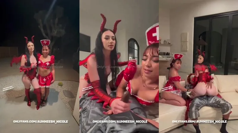Auhneesh Nicole Pennywise Threesome Onlyfans Clip Exposed