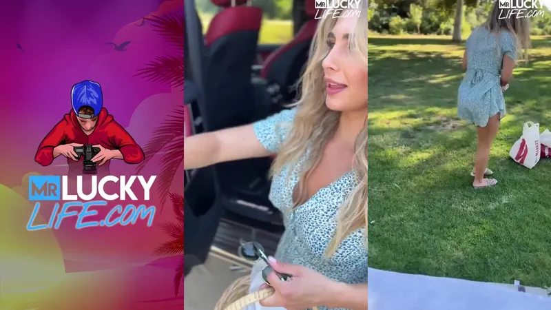 Picnic In Paradise With Full-figured Blondie Tru Kait