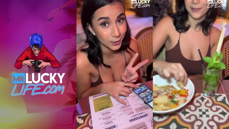 Sinning On South Beach With Gorgeous Brunette Roxie Sinner