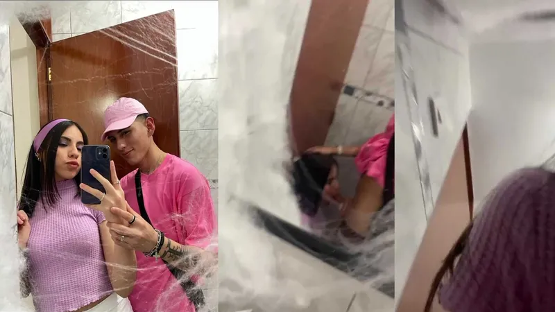 Nickiluu catches me in the bathroom of Hallowen's party, people ask us to hurry