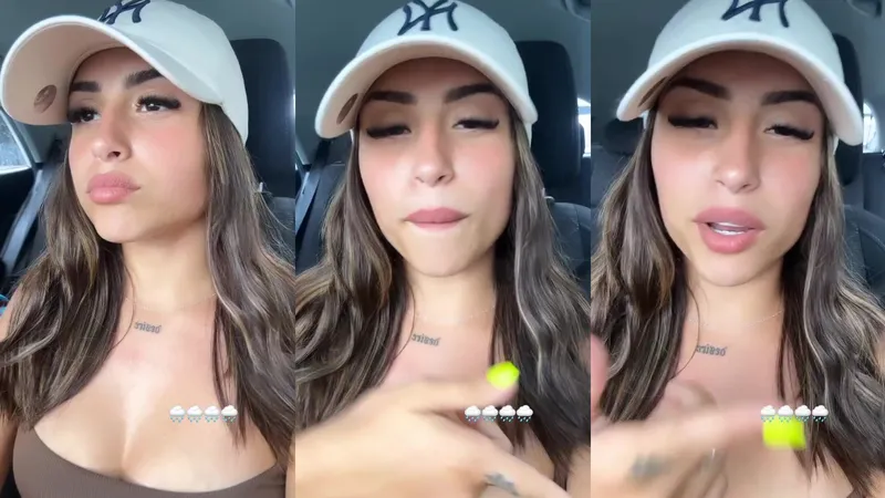 "Cute Brunette OnlyFans Model Sucks Tennis Ball In Car"