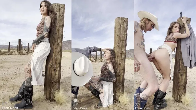 Eden Ivy ’s Drinking Pee, Hard Anal And Face Pounding In The Desert