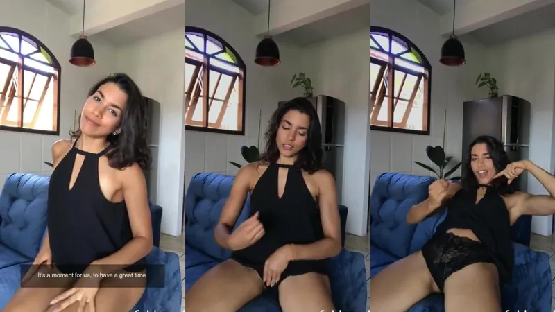 Fablazed Teases in Black Outfit for a Steamy JOI Facial Video