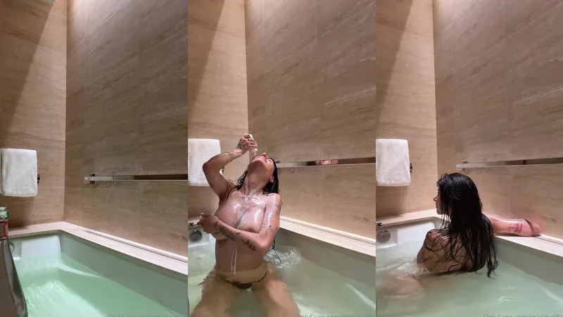 Mia Khalifa Steamy Bath Time Masturbation Video with Soapy Tits and Pussy Play in Luxury Bathtub OnlyFans Exclusive