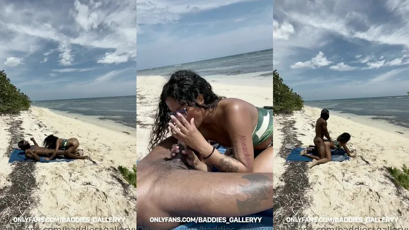 Baddies Galleryy Gets Her Pussy Pounded in Doggy Style On The Beach In This Steamy Outdoor OnlyFans Video