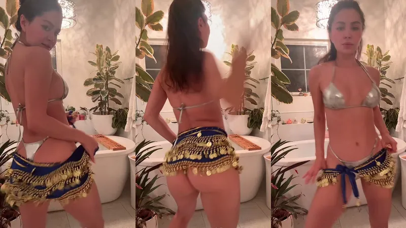 Mirasjuice Onlyfans Stunning Curvy Goddess Teases In Bikini With Tassels