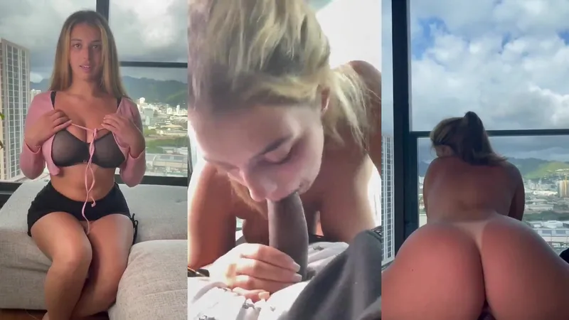 Blonde Pawg In Black Lingerie Gives Sloppy Blowjob And Fucks In POV Video
