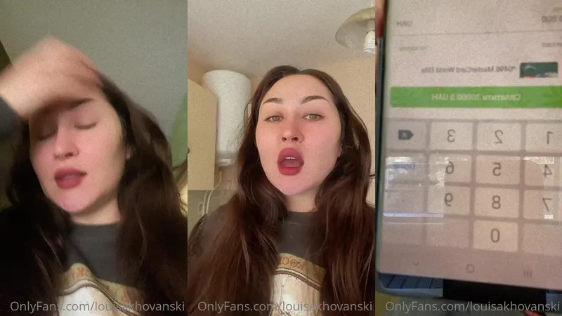 Louisa Khovanski Teases in Solo Video on OnlyFans