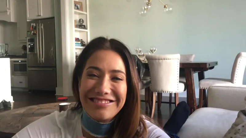 Eva Lovia Gives A Naughty Handjob And Blowjob In The Kitchen