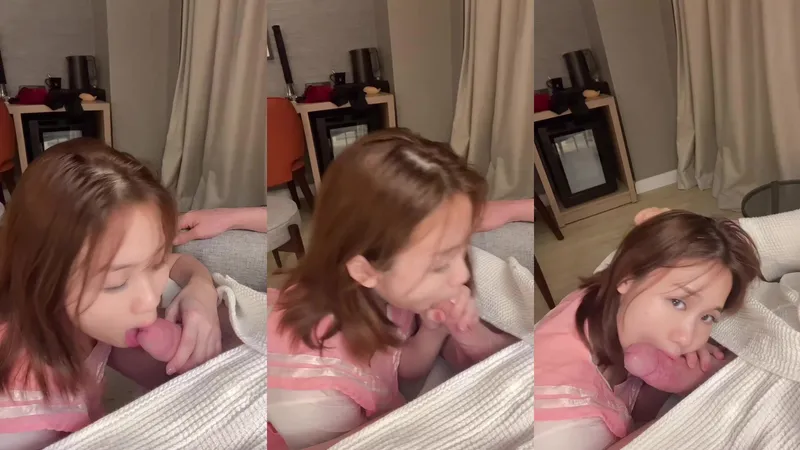 Imyujia Performing Sloppy Blowjob Action In POV Style Video