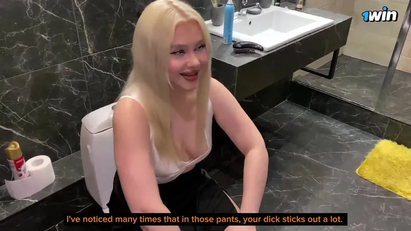 Blonde With Thick Thighs Gets Fucked In Laundry Room