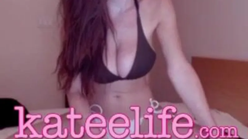 Kateelife Fit Babe Goes Wild In Sexy Lingerie On Live Stream Video
