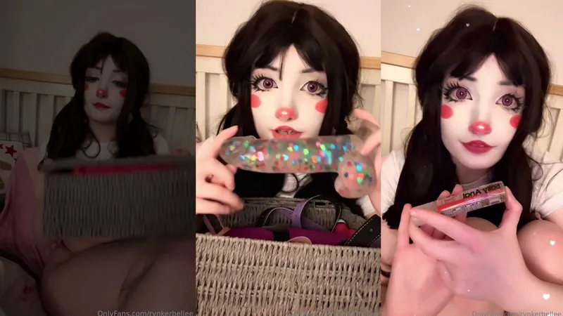 Rynkerbellee Shows Off Her Dildo Collection In Cosplay Lingerie On OnlyFans Video