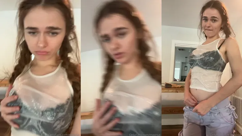 Megnutt02 teases big tits in see-through top in OnlyFans video