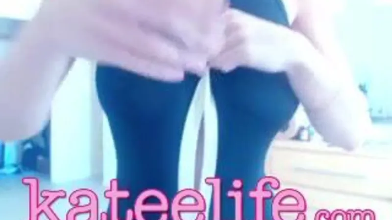 Kateelife strips naked and teases in a private live stream video