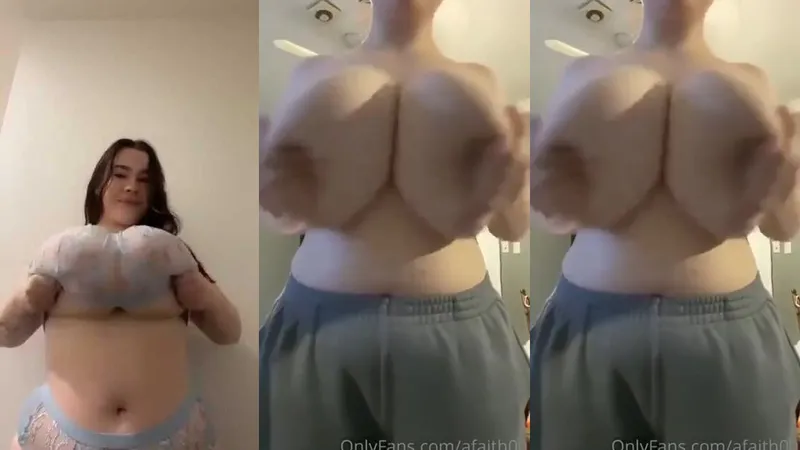 AriFaith Curvy Goddess Shows Off Her Massive Boobs