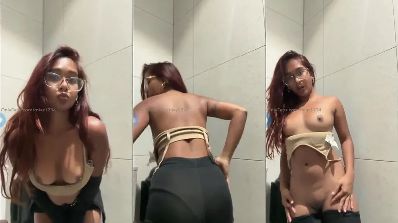 Miaz1234 Strip To Strappy Lingerie And Tight Skirt In This Exclusive OnlyFans Video