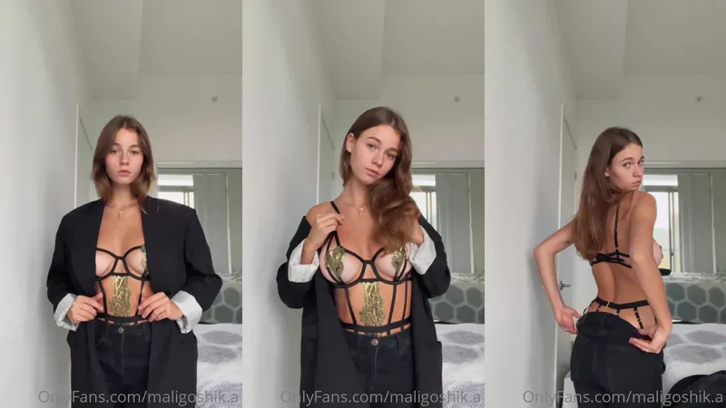 Maligoshik.a Shows Off Her Curves in Seductive Lingerie on OnlyFans