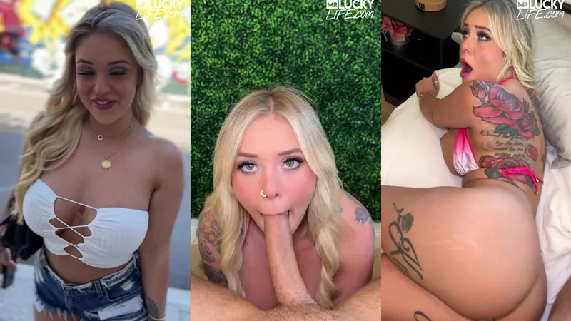 KaliRoses Outdoor Sexy Curvy Goddess Blonde Takes Dick In Her Juicy Pussy in Public