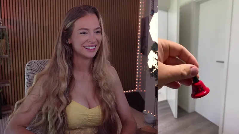 Bebahan Blonde in Yellow Top Shows Off Her Favorite Butt Plug in Cozy Room