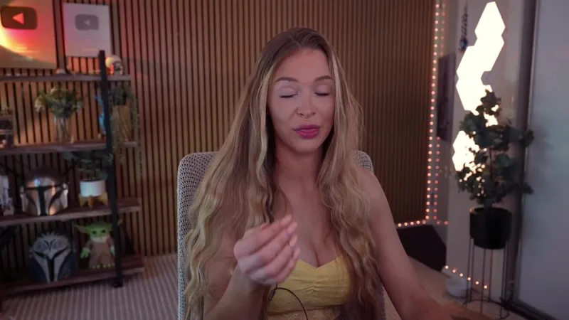 Bebahan Blonde in Yellow Top Shows Off Her Favorite Butt Plug in Cozy Room