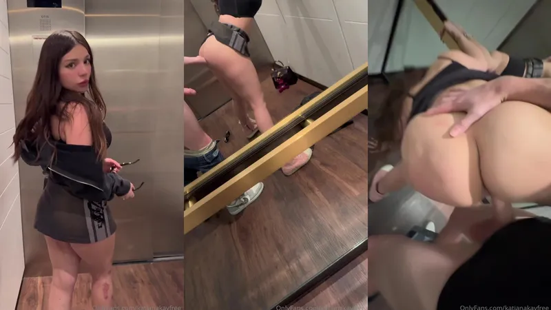 KatianaKayFree Getting Fucked Hard in Elevator Onlyfans Video