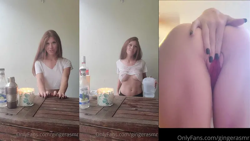 Ginger ASMR Nude Vacation Bartender Video Leaked