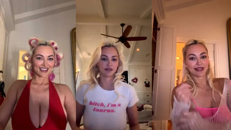 Lindsey Pelas Goes Wild In Live Stream And Lingerie Try On Haul