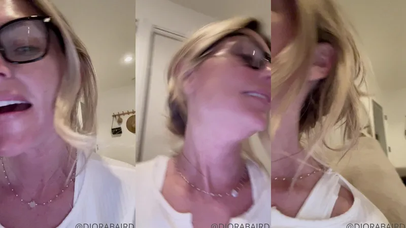 Diora Baird Showing off her huge Boobs in Live Onlyfans Video