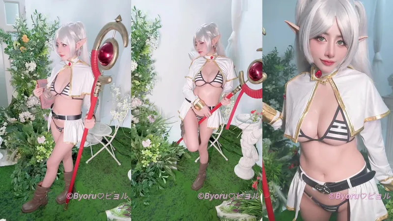 Byoru Frieren Beyond Journey's End Cosplay Video In Fantasy Costume