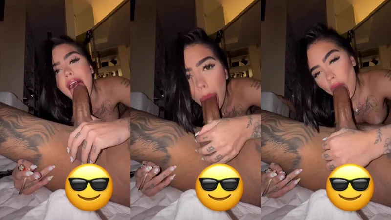 MC Mirella Deeply Sucks a Cock While Naked at Night Video