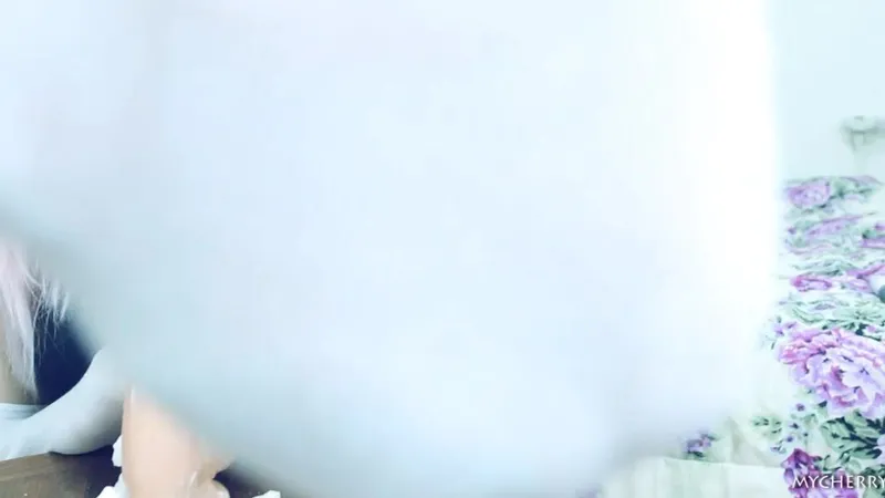 MyCherryCrush gets naughty with a dildo and whipped cream in this messy solo video.
