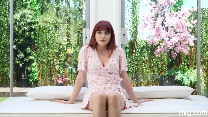 NVG Casting Couch Video Blowjob And Sex With Redhead