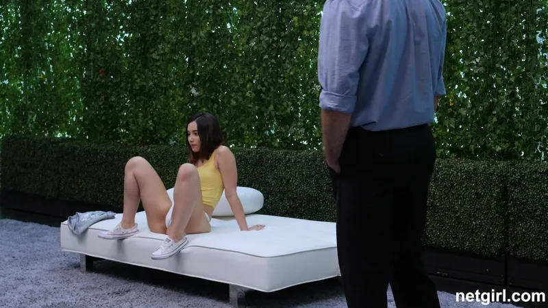 Aria Petite Cutie Strips and Fucks in Casting Couch HD Video