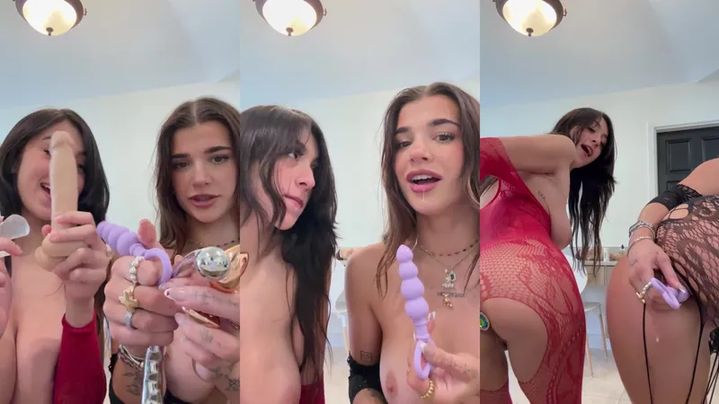 Arikytsya and Baylee Get Naughty Together with Purple Dildo and Anal Teasing Video