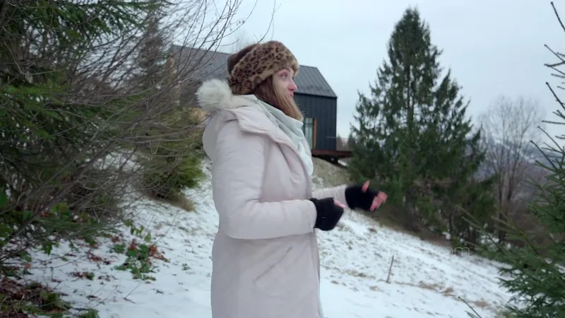 Hegre Rita M Shows Off Her Naked Body In A Cozy Cabin Video