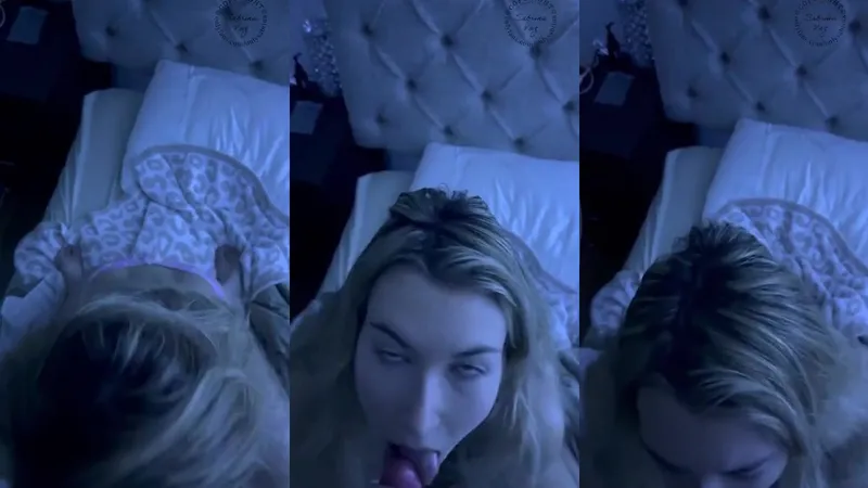 Sabrina Vaz POV sloppy blowjob with cum swallowing in this leaked OnlyFans video