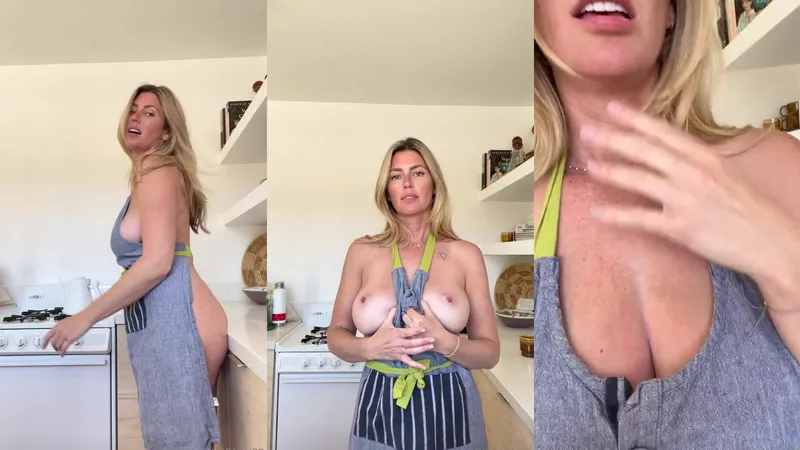 Diora Baird Naked in the Kitchen Teasing Big Tits and Pussy in New PPV Video