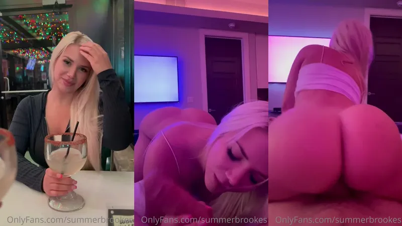 SummerBrookes Seduces in Public Before Naked Pussy Tease in Sexy OnlyFans Video