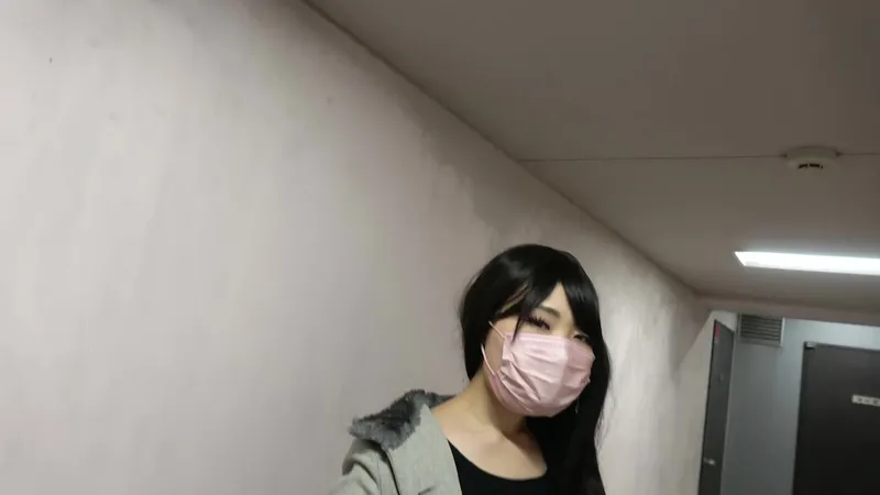 Japanese Babe Teasing And Showing Pink Lingerie And Thick Thighs