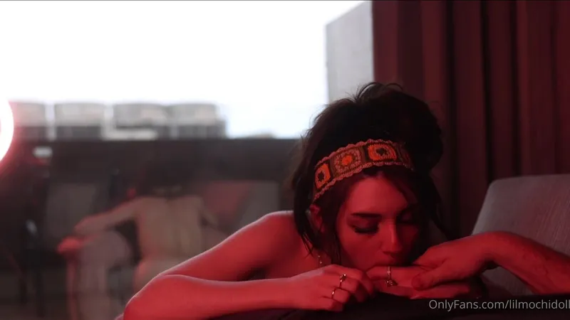 Lilmochidoll Giving Sloppy Topless Blowjob & Tittyfuck in Steamy OnlyFans Video