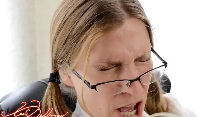 Xev Bellringer Fit Babe with Glasses Gets Filled With Cum in Nude Porn Video